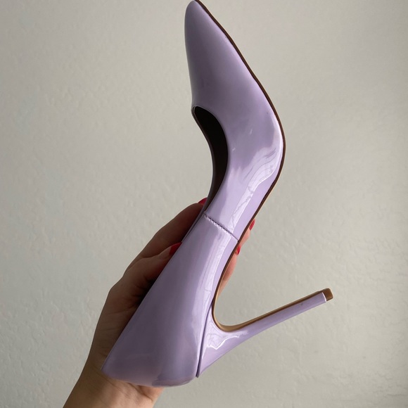 lilac heels, size 9.5 - Picture 1 of 4